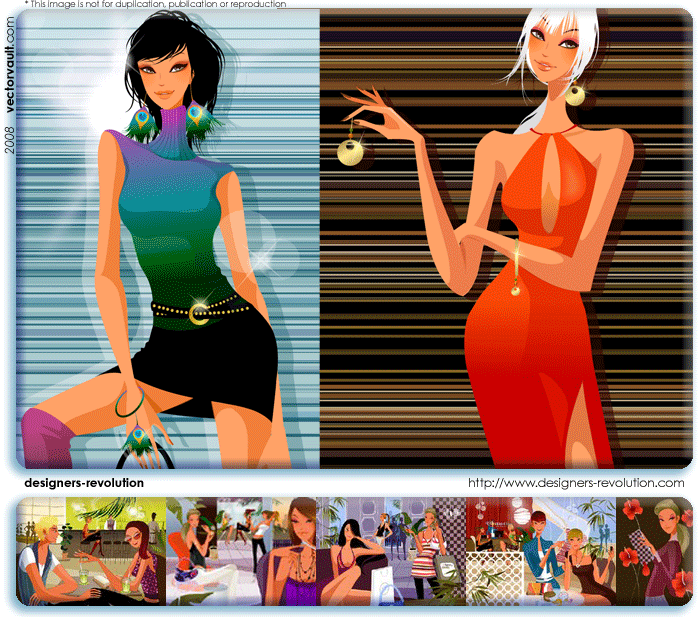 girls vector