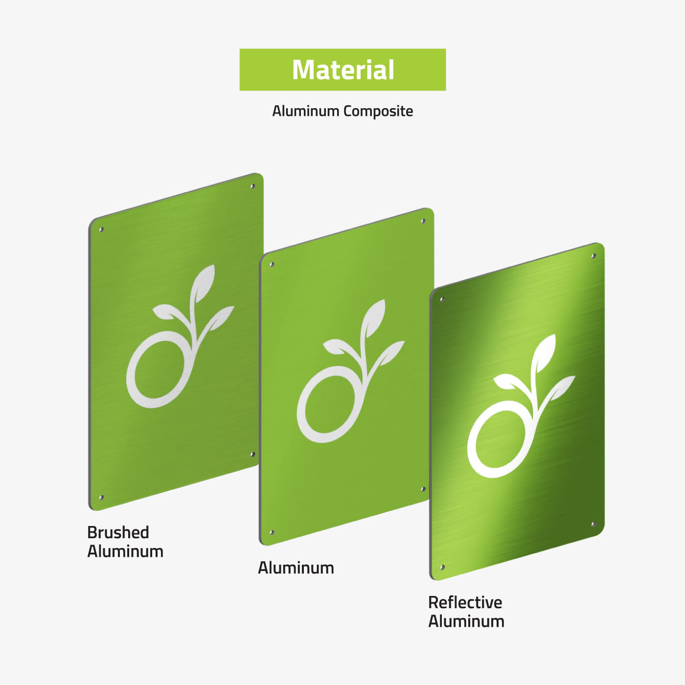 Aluminum Composite Signs Material
