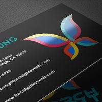 Metallic Business Cards