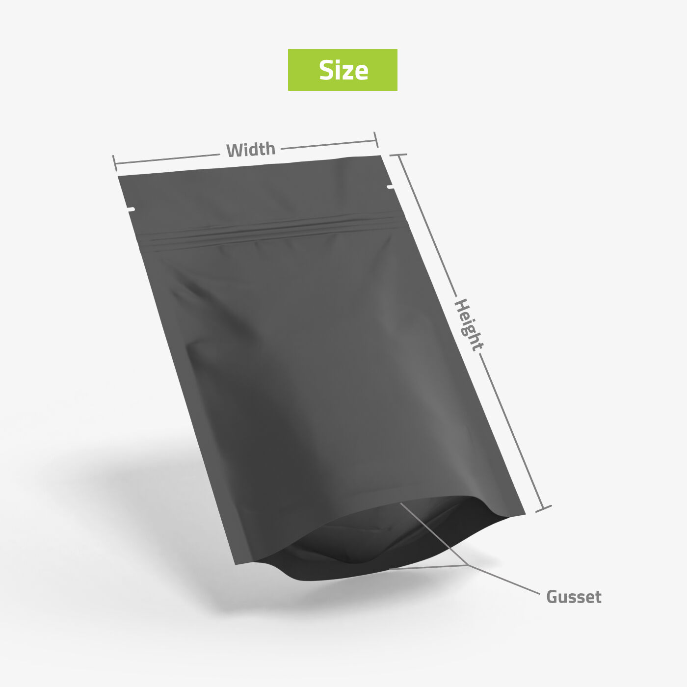 Stand Up Pouches Size