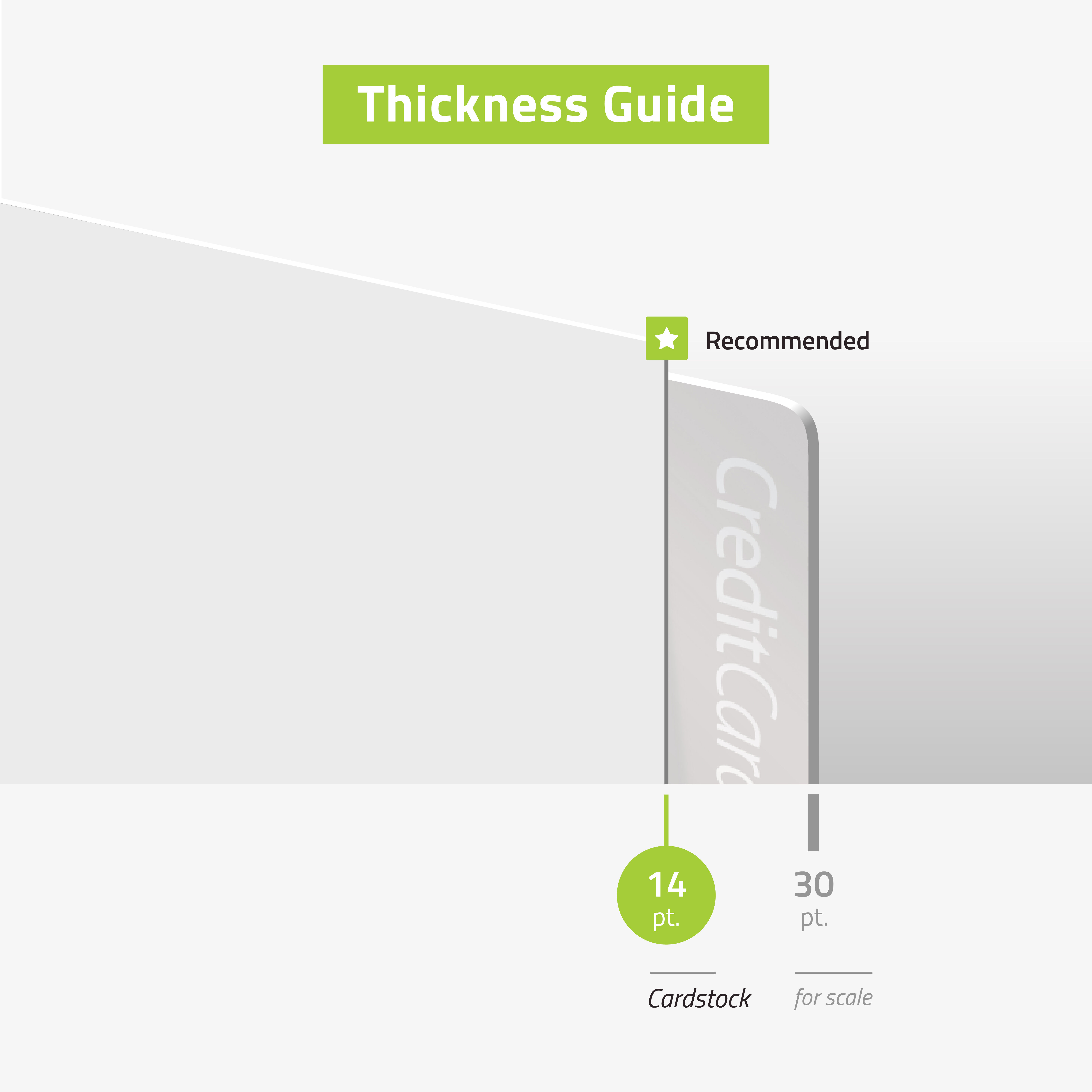 Half-Circle Side Hang Tags Thickness