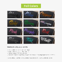 foil label colors
