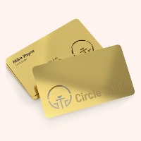 Brass Metal Business Cards