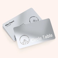 Stainless Steel Metal Business Cards