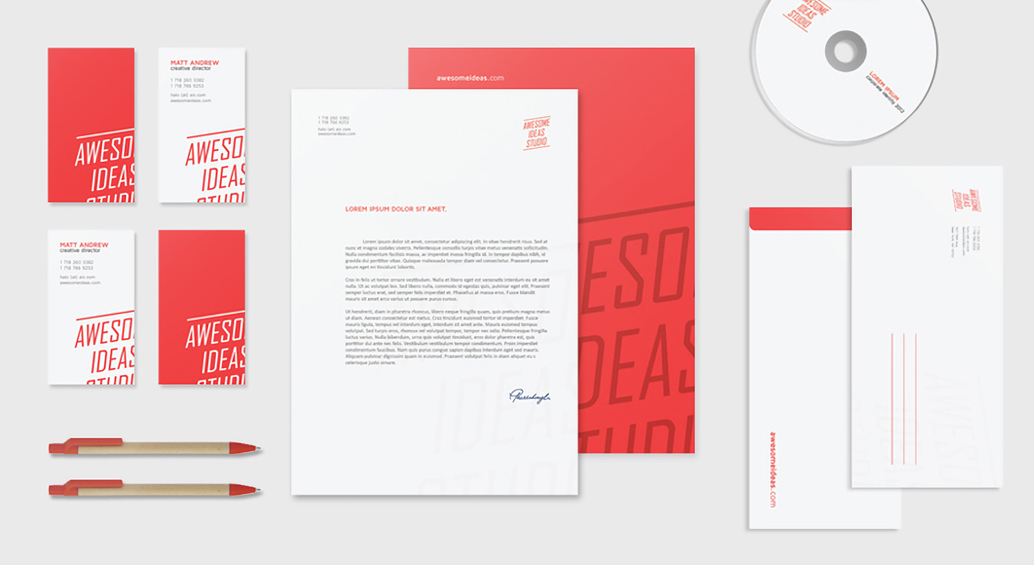 Corporate stationery from Awesome Ideas