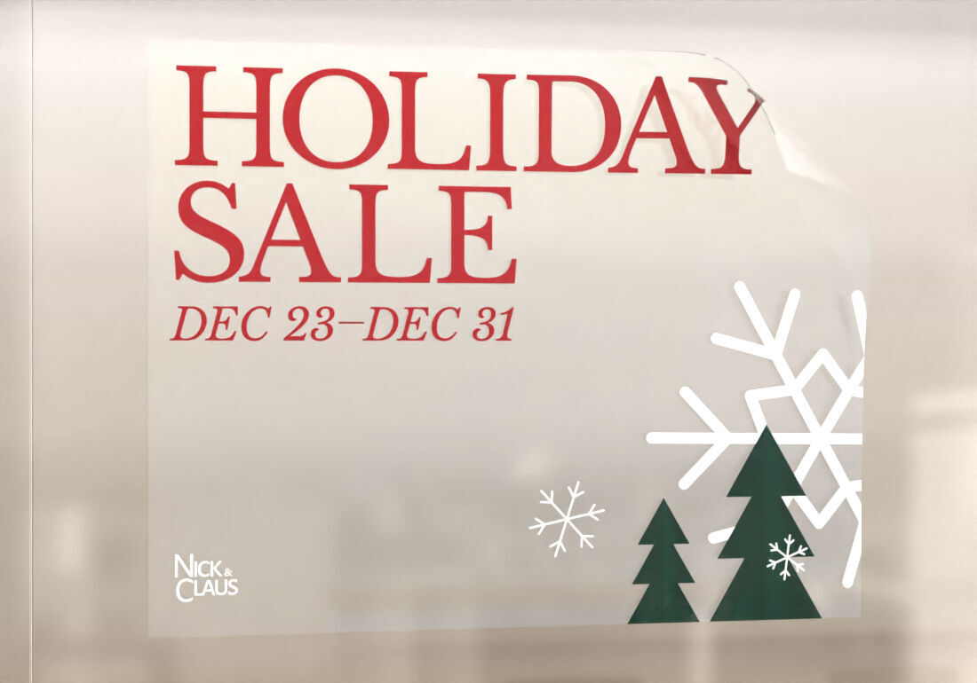Holiday Window Clings