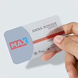 Frosted Plastic Business Cards