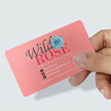 White Plastic Business Cards